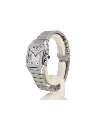 Cartier Santos de Cartier  Medium 2020 box + papers | steel silver | ref. 4075