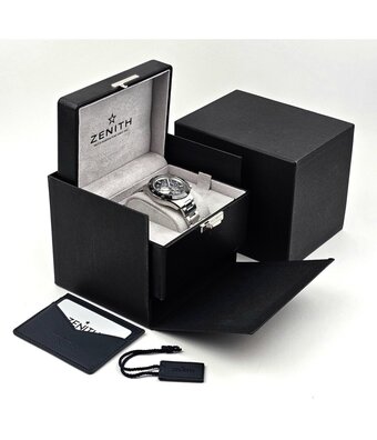 Zenith Chronomaster Sport 41 - 2022 box + papers | steel black