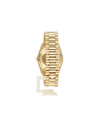Rolex Day-Date 36 NEW ROLEX SERVICE - 1989 | gold blue ombre - vignette diamond President