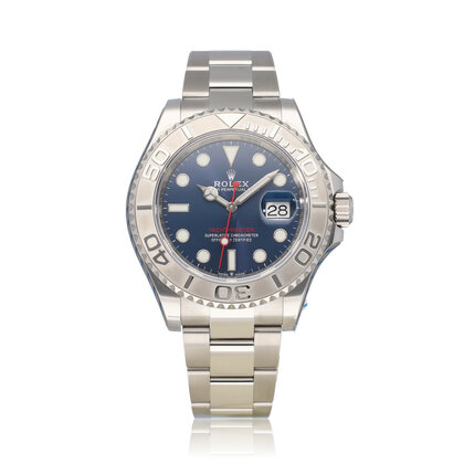 Yacht-master 40 steel blue - platinum 2020 box + papers