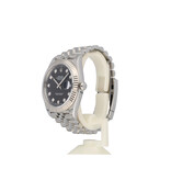 Rolex Datejust 41 NEW ROLEX SERVICE - 2018 B+P | steel black diamond Jubilee