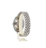 Rolex Datejust 36 NEW ROLEX SERVICE - 2009 B+P | steel - white gold diamond black Jubilee