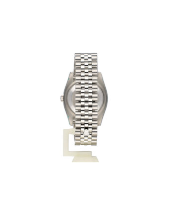 Rolex Datejust 36 NEW ROLEX SERVICE - 2009 B+P | steel - white gold diamond black Jubilee
