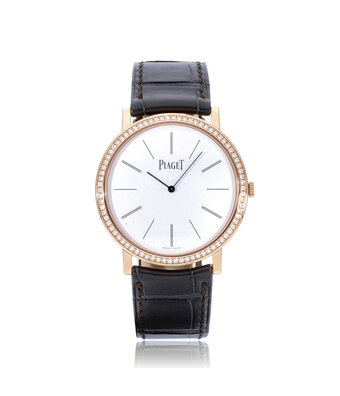 Piaget Altiplano Ultra thin 38 rose gold diamond factory bezel NEW / UNWORN 2026 box + papers