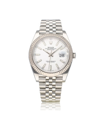 Rolex Datejust 41 - 2022 box + papers | steel white Jubilee