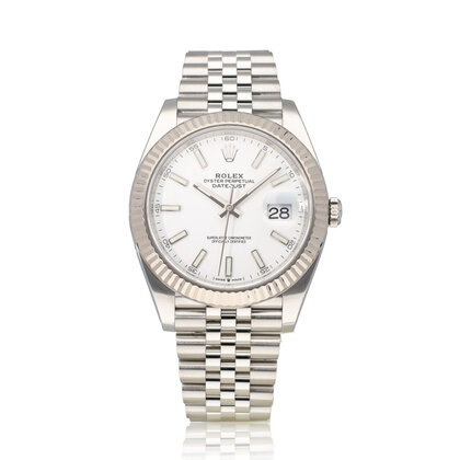 Datejust 41 - 2022 box + papers | steel white Jubilee
