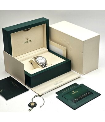 Rolex Datejust 41 - 2022 box + papers | steel white Jubilee