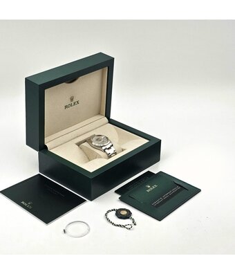 Rolex Datejust 36 Oyster 2021 box + papers | steel - yellow gold diamond MOP - pearl