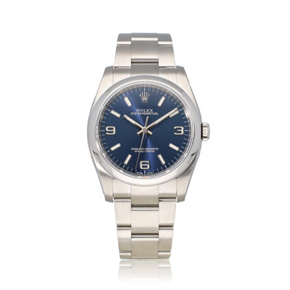 Oyster Perpetual  - 2018 box + papers | steel blue 369 Oyster