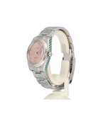 Rolex Date  34 NEW ROLEX SERVICE - 2011 B+P | steel - white gold pink diamond Oyster
