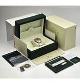 Rolex Date  34 NEW ROLEX SERVICE - 2011 B+P | steel - white gold pink diamond Oyster