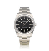 Rolex Oyster Perpetual 41 NEW ROLEX SERVICE - 2021 B+P | steel black domed Oyster