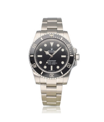 Rolex Submariner No Date 40 2017 + papers | steel black ceramic