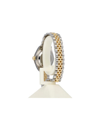 Rolex Lady-Datejust 28 - 2020 box + papers | steel - yellow gold silver domed Jubilee