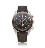Omega Speedmaster Moonwatch Moonphase 44 steel rose gold brown 2023 box + papers