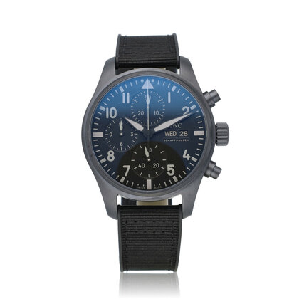 Pilot's Watch Top Gun Ceratanium 41 2022 box + papers | ceramic black