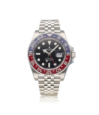 Rolex GMT-Master II 40 NEW ROLEX SERVICE - 2020 B+P | steel blue / red - Pepsi Jubilee ceramic J