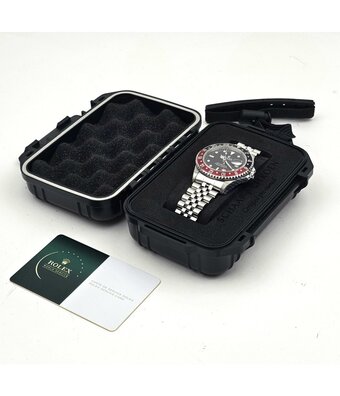 Rolex GMT-Master II 40 NEW ROLEX SERVICE - R-serial - 1988 | Coke steel Jubilee