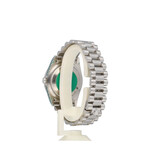 Rolex Day-Date 36 - 1989 platinum factory diamond - baguette President