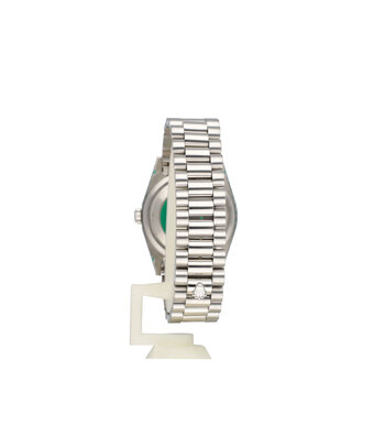 Rolex Day-Date 36 - 1989 platinum factory diamond - baguette President