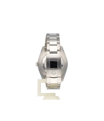 Rolex Datejust 41 NEW ROLEX SERVICE - 2020 B+P | steel - white gold Azurro blue roman Oyster