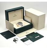 Rolex Datejust 41 NEW ROLEX SERVICE - 2020 B+P | steel - white gold Azurro blue roman Oyster