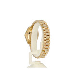 Rolex Lady-Datejust 26 NEW ROLEX SERVICE - 2007 B+P | gold President champagne diamond