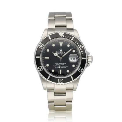 Submariner Date 40 2001 + papers | K-serial steel black Oyster