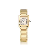 Cartier Tank Française SM EXTRA STRAP + CLASP | yellow gold SM | ref. 2385 | + papers