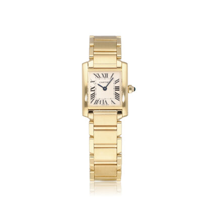 Tank Française SM EXTRA STRAP + CLASP | yellow gold SM | ref. 2385 | + papers