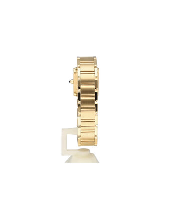 Cartier Tank Française SM EXTRA STRAP + CLASP | yellow gold SM | ref. 2385 | + papers