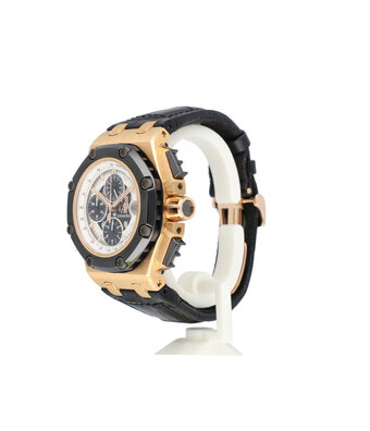 Audemars Piguet Royal Oak Offshore Rubens Barichello II 44 AP SERVICED FOR € 5.094,- | rose gold + box