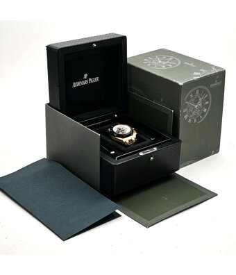Audemars Piguet Royal Oak Offshore Rubens Barichello II 44 AP SERVICED FOR € 5.094,- | rose gold + box