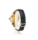 Cartier Pasha de Cartier  42 yellow gold - grill | ref. 1021 | 1997 B+P | NEW CARTIER STRAP
