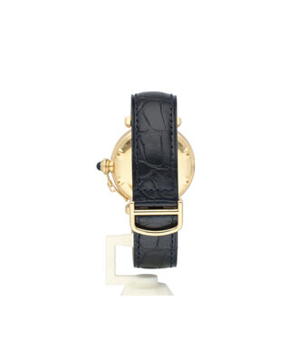 Cartier Pasha de Cartier  42 yellow gold - grill | ref. 1021 | 1997 B+P | NEW CARTIER STRAP