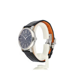 IWC Portofino Midsize Automatic 37 - 2022 box + papers | steel grey diamond alligator strap