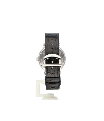 IWC Portofino Midsize Automatic 37 - 2022 box + papers | steel grey diamond alligator strap