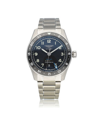 Longines Spirit Zulu Time GMT 42 - 2025 box + papers | steel black
