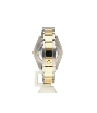 Rolex Datejust II 41 steel - yellow gold fluted black Wimbledon roman Oyster 2016 B+P