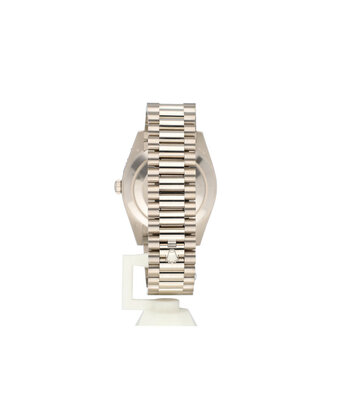 Rolex Day-Date 40 white gold meteorite factory diamond - baguette 2025 box + papers