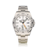 Rolex Explorer II  42 NEW ROLEX SERVICE  -  2016 B+P | white - polar - orange