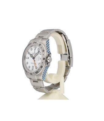 Rolex Explorer II  42 NEW ROLEX SERVICE  -  2016 B+P | white - polar - orange