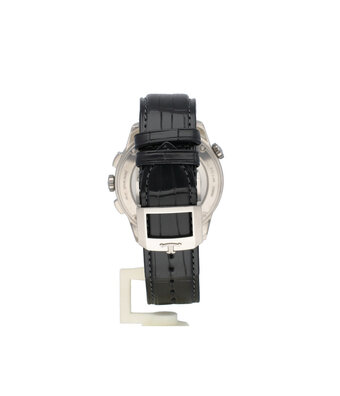 Jaeger-LeCoultre Polaris Chronograph WT 44 NEW JLC SERVICE - 2022 B+P | titanium black alligator leather