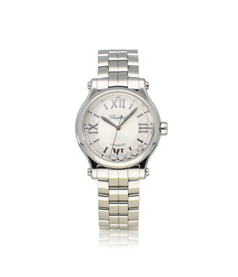 Chopard Happy Sport  33 - 2022 box + papers | 5 diamonds  steel