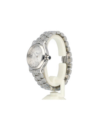 Chopard Happy Sport  33 - 2022 box + papers | 5 diamonds  steel