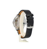 Longines Heritage Classic  40 - 2025 box + papers | steel black - white dial leather strap