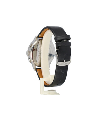 Longines Heritage Classic  40 - 2025 box + papers | steel black - white dial leather strap