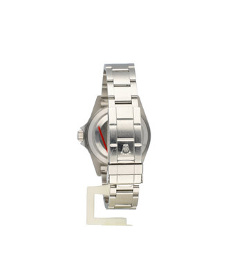 Rolex Submariner Date 40 NEW ROLEX SERVICE - 2004 B+P | steel Flat Four Kermit - Green - F-seria