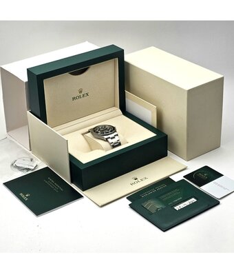 Rolex Submariner Date 41 NEW ROLEX SERVICE - 2020 B+P | steel ceramic - black Oyster