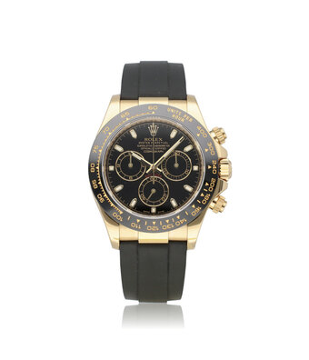 Rolex Daytona  40 2020 + papers | Oysterflex - rubber yellow gold black